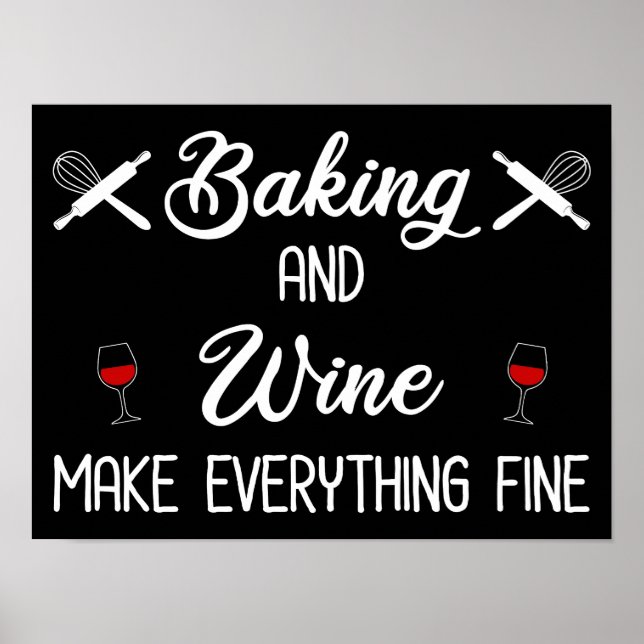 Poster La Cuisine Et Le Vin Font Tout Bien (Devant)