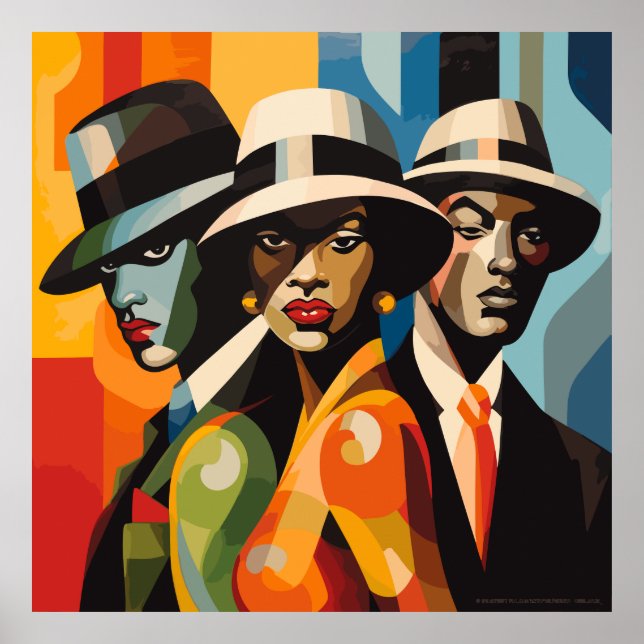 Poster La culture noire des années 1920 ravivée : Pop Art (Devant)