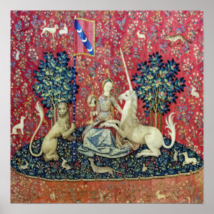 Poster La Dame à la licorne, La vue