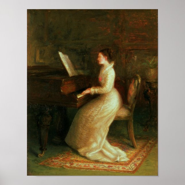 Poster La dame au piano (Devant)