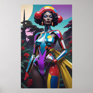 Poster La Dame dans le jardin de rêve