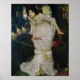 Poster La Dame de Shallot par John Waterhouse
