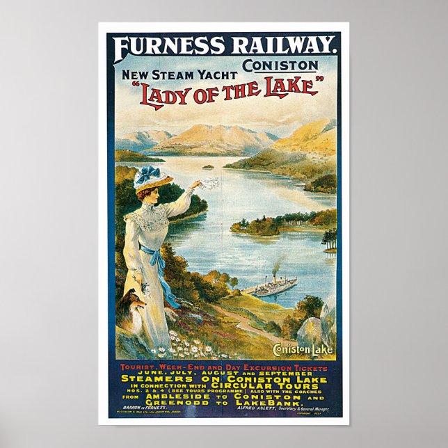 Poster La Dame du Lac ~ Chemin de fer de la Furie (Devant)