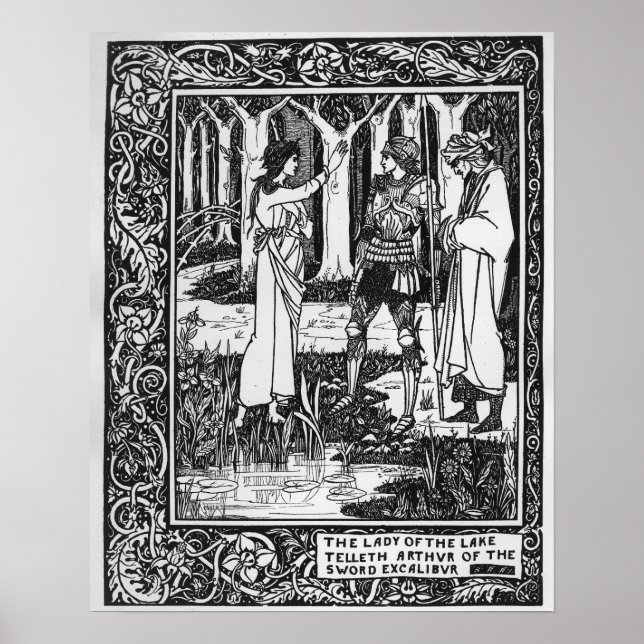 Poster La Dame du lac telleth Arthur (Devant)