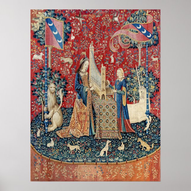 Poster La Dame et la licorne, Audition (Devant)