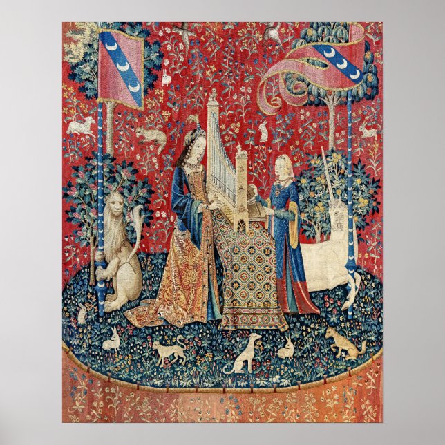 Poster La Dame et la licorne, Audition (Devant)