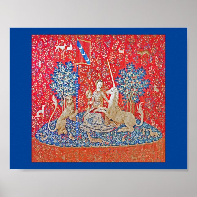 Poster La Dame et la licorne / Vue (Devant)