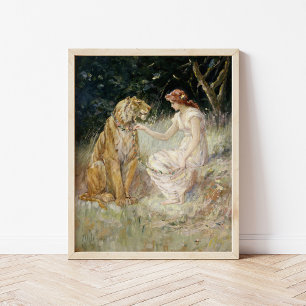 Poster La dame et le tigre Église Frederick Stuart