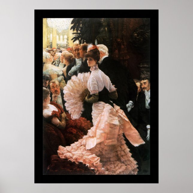 Poster La dame politique par James Tissot (Devant)