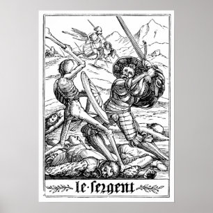 Poster La danse de la mort - Le soldat