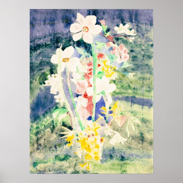 Poster La Danse de Narcisse par Charles Demuth (Devant)