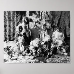 Poster La "danse du loup" des Kaviagamutes