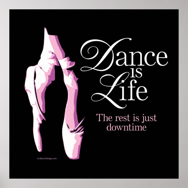 Poster La danse est la vie (Devant)