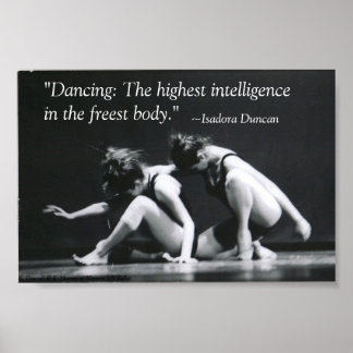 Poster La danse : La plus haute intelligence