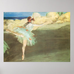 Poster La danseuse étoile sur Point par Edgar Degas