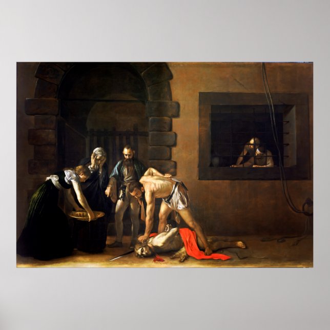Poster La décapitation de Saint Jean le Baptiste par Cara (Devant)