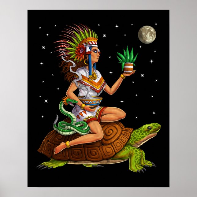 Poster La déesse aztèque Mayahuel (Devant)