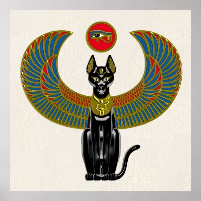 Poster La déesse égyptienne des chats (Devant)