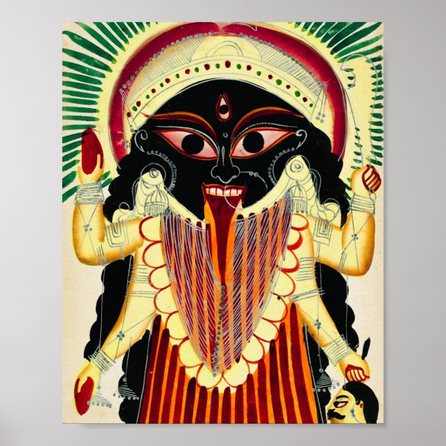 Poster La déesse hindoue Kali (Devant)
