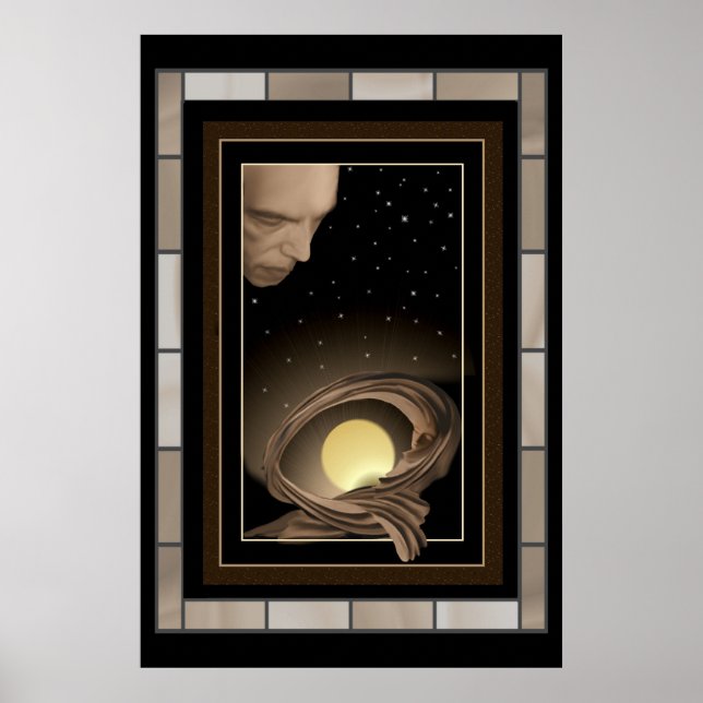 Poster La déesse Lune dort protégé par l'ÉtoileDieu (Devant)