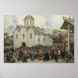 Poster La défense de la ville, 1918