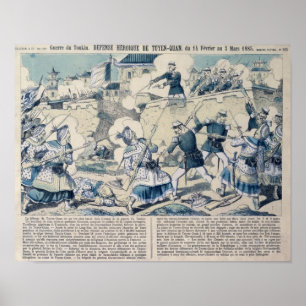 Poster La défense de Tuyen Quang, le 14 février 1885