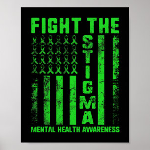 Poster La dépression de sensibilisation à la santé mental