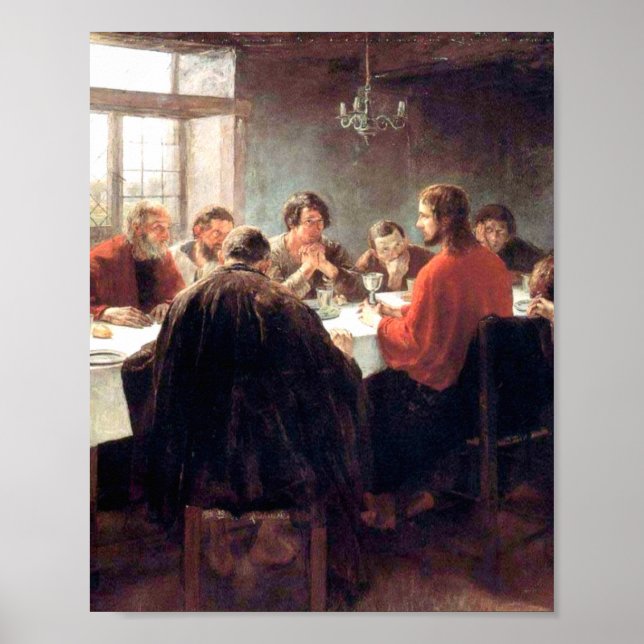 Poster La Dernière Cène De Fritz Von Uhde 1886 (Devant)