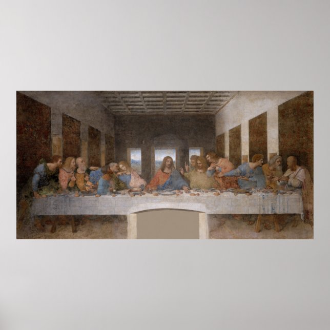 Poster La Dernière Cène de Léonard de Vinci (Devant)