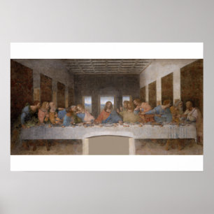 Poster La Dernière Cène de Léonard de Vinci