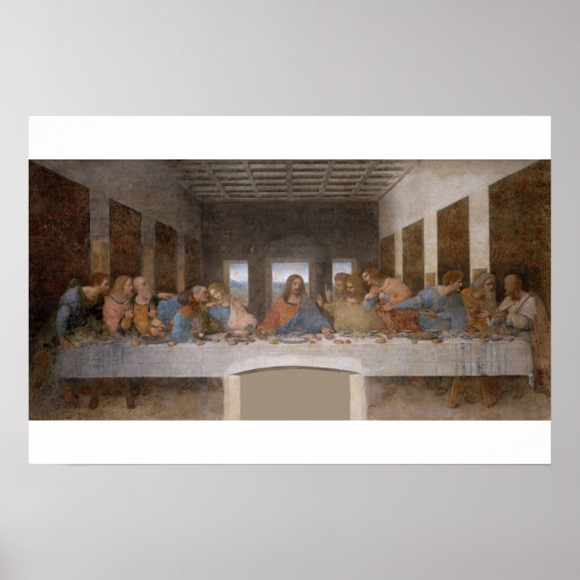 Poster La Dernière Cène de Léonard de Vinci (Devant)