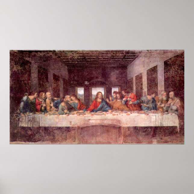 Poster La Dernière Cène de Léonard de Vinci, Renaissance (Devant)