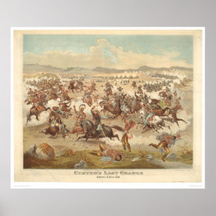 Poster La dernière charge de Custer (0481A)