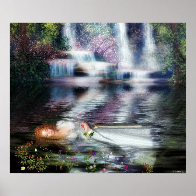 Poster La Dernière Repose d'Ophélie (Devant)