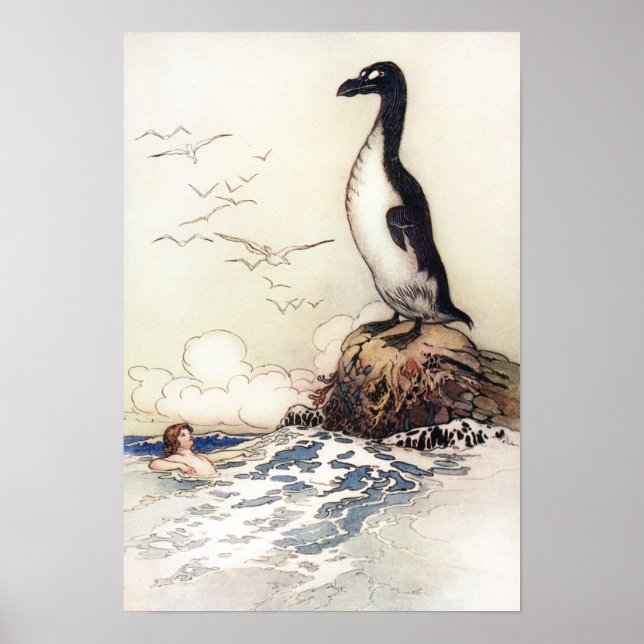 Poster La Dernière sauvagine de Warwick Goble (Devant)