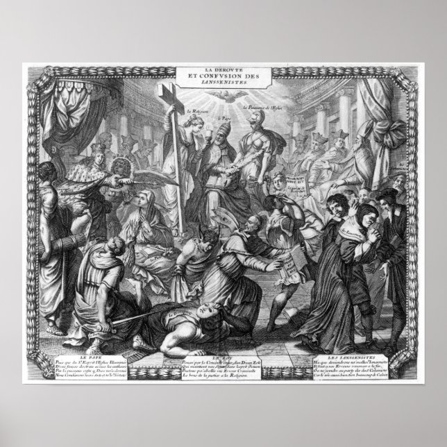 Poster La déroute et la confusion des jansénistes (Devant)