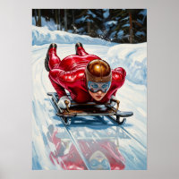 LA DESCENTE EN SKELETON (La descente de squelette)