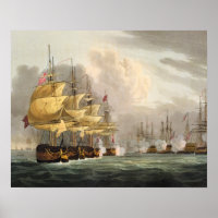 La destruction de la flotte danoise avant Copenhag