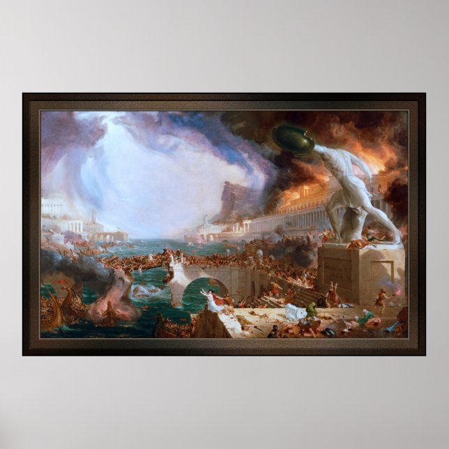 Poster La destruction du cours de l'Empire (Devant)