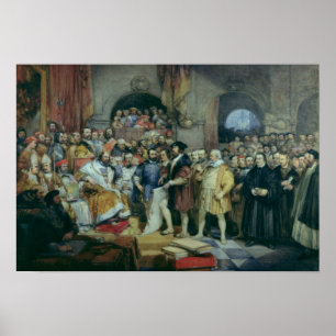 Poster La Diète des Spires, 19 avril 1529