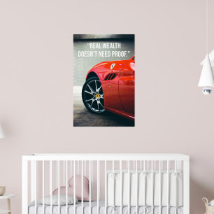 Poster La Discipline Est Une Richesse Invisible Citation 