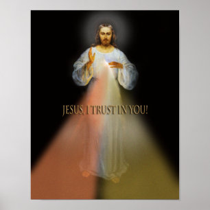 Poster La Divine Miséricorde Vilnius Image Dévotionnelle.