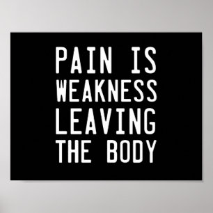 Poster La douleur est faible quitter le corps