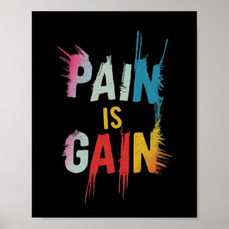 Poster La douleur est gagnante