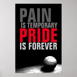 Poster La douleur est une fierté temporaire est Forever B