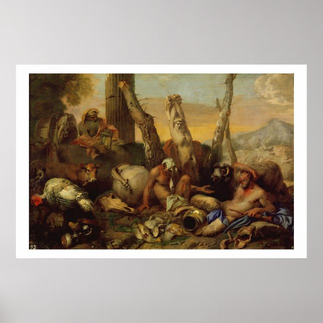 Poster La fable de Diogenes, à la recherche d'une lantern (Devant)