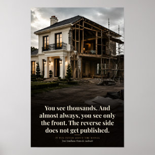 Poster La Face Cachée N'est Pas Publiée Art