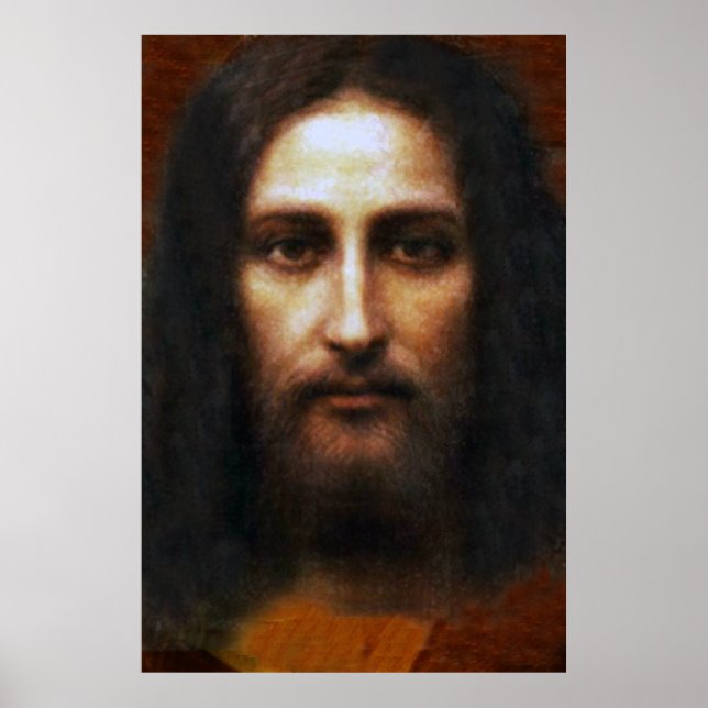 POSTER LA FACE SAINTE DE JÉSUS, (Devant)