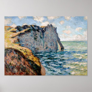 Poster La falaise d'Aval, Monet
