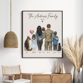 Poster La Famille Andrews 2027 Portrait de Famille Milita